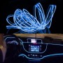 2M Cold Light Flexible LED Strip Light For Car Decoration(Blue Light)