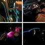 2M Cold Light Flexible LED Strip Light For Car Decoration(Blue Light)