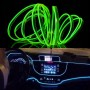 2M холодный свет гибкий светодиодный светодиодный свет для украшения автомобиля