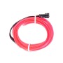 2M Cold Light Flexible LED Strip Light For Car Decoration(Pink Light)