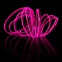 2M Cold Light Flexible LED Strip Light For Car Decoration(Pink Light)