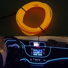 2M Cold Light Flexible LED Strip Light For Car Decoration(Yellow Light)