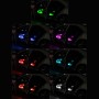 4 in 1 4.5W 36 SMD-5050-LEDs RGB Car Interior Floor Decoration Atmosphere Colorful Neon Light Lamp with Wireless Remote Control, DC 12V