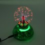 Car Auto Plasma Magic Ball Sphere Lightening Lamp with Hand-Touching Changing Pattern Model(Green)