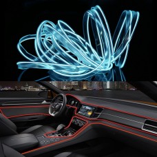 4m Cold Light Flexible LED Strip Light For Car Decoration(Ice Blue Light)