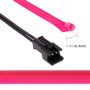 4m Cold Light Flexible LED Strip Light For Car Decoration(Pink Light)