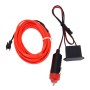 4m Cold Light Flexible LED Strip Light For Car Decoration(Red Light)