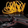 4m Cold Light Flexible LED Strip Light For Car Decoration(Yellow Light)