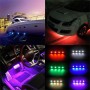 4 in 1 Universal Car APP Control RGB Chassis Atmosphere Lights Colorful Lighting Decorative Lamp