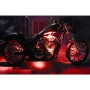 10 PCS Universal Car / Motorcycles LED Atmosphere Lights Inner Decorative Lamp DC12V(Red Light)