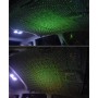 C208 5V 0.1W IPX4 USB Car Rotating Star Lights Red Green Starry Sky Atmosphere Lamp