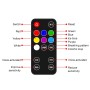 A17 CAR красочный голосовой активированный RGB Foot Led Lighter Light, Single Light Star Version