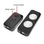 A18 Car Colorful Voice-activated RGB Foot LED Atmosphere Light, Double Light Pure Color Version