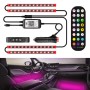 Y11 Cigarette Lighter Car Colorful RGB Foot LED Atmosphere Light