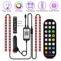 Y11 Cigarette Lighter Car Colorful RGB Foot LED Atmosphere Light