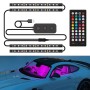 Y12 USB Car Colorful RGB Foot LED Atmosphere Light