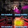 Y12 USB -автомобиль красочный RGB Foot Led Atmosphere Light