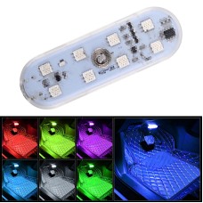 USB-C / Type-C Colorful Touch Switch Control Car Foot Ambient Light