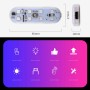 USB-C / Type-C Colorful Touch Switch Control Car Foot Ambient Light