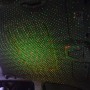 Двухцветный автомобиль двухцвета USB Star Light Atmosphere Laser Projection Decorative Light, постоянно яркая версия (красный зеленый)