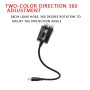 Car Two-color USB Star Dome Light Atmosphere Laser Projection Decorative Light, Constantly Bright Version(Red Green)