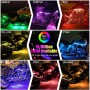 8 в 1 RGB Symphony Motorcycles Шасси легкая атмосфера лампа