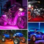 8 в 1 RGB Symphony Motorcycles Шасси легкая атмосфера лампа