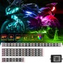 8 в 1 RGB Symphony Motorcycles Шасси легкая атмосфера лампа