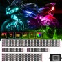 12 в 1 RGB Symphony Motorcycles Шасси легкая атмосфера лампа