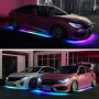 Car Modification Symphony Voice Control LED Chassis Lights, Specification:2 x 60cm + 2 x 90cm