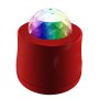 D75 4W The Fifth Generation Fantasy USB Charging Colorful Changing Crystal Magic Ball Stage Light LED DJ Atmosphere Light with Remote Control for Car, Disco DJ, KTV Club, Bar, Wedding, Home Party, DC 5V