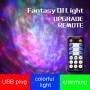 D75 4W The Fifth Generation Fantasy USB Charging Colorful Changing Crystal Magic Ball Stage Light LED DJ Atmosphere Light with Remote Control for Car, Disco DJ, KTV Club, Bar, Wedding, Home Party, DC 5V