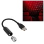 USB Interface Household and Car 360-degree Bending Atmosphere Light, Light Color: Red