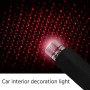 USB Interface Household and Car 360-degree Bending Atmosphere Light, Light Color: Red