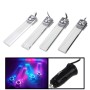 4X Car Illumination Blue Light LED Dash Decoration Lamp