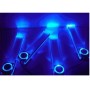 4X Car Illumination Blue Light LED Dash Decoration Lamp