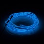 EL Cold Blue Light Waterproof Round Flexible Car Strip Light with Driver for Car Decoration, Length: 2m(Blue)