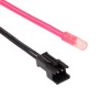 Waterproof Round Flexible Car Strip Light with Driver for Car Decoration, Length: 5m(Pink)