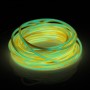 Waterproof Round Flexible Car Strip Light with Driver for Car Decoration, Length: 5m(Yellow)