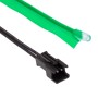 EL Cold Green Light Waterproof Flat Flexible Car Strip Light with Driver for Car Decoration, Length: 5m(Green)