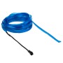 Эль -холодный синий свет водонепроницаемый плоский гибкий свет автомобильной полоски с водителем для украшения автомобиля, длина: 5 м (синий цвет)