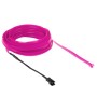 EL Cold Purple Light Waterproof Flat Flexible Car Strip Light with Driver for Car Decoration, Length: 5m(Purple)