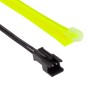 EL Cold Fluorescent Green Light Waterproof Flat Flexible Car Strip Light with Driver for Car Decoration, Length: 5m(Light Green)