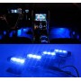 TY-780 4 x 3 LED Bulbs 12V Blue Light Decoration Foot Light