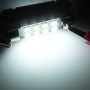 2 PCS 39mm Festoon 3W 300LM White Light 8 LED 3528 SMD Canbus Error-Free Car Reading Lamps, DC 12
