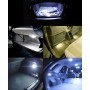 2 PCS 39mm Festoon 3W 300LM White Light 8 LED 3528 SMD Canbus Error-Free Car Reading Lamps, DC 12