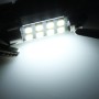 2 шт. 41 мм фестикун 3W 300LM White Light 8 Светодиод 3528 SMD CANBUS Бесплатные лампы для чтения автомобилей, DC 12