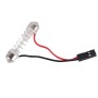 2 PCS Colorful 41MM T10 + Bicuspid Port Remote Control Car Dome Lamp LED Reading Light with 15 LED Lights