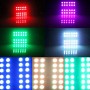 2 PCS Colorful 39MM T10 Port Remote Control Car Dome Lamp LED Reading Light with 12 LED Lights