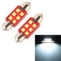 2 ПК 36 мм DC12V / 2,2W / 6000K / 180LM 6LEDS SMD-3030.